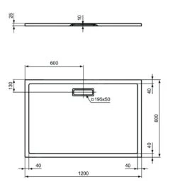 Ideal Standard Ultra Flat New - Douchebak 1200x800 Mm, Zwart T4469V3 7 Ideal Standard Ultra Flat New - Douchebak 1200x800 Mm, Zwart T4469V3 -Hansgrohe Winkel cb348a33dfae5cb80e39e825