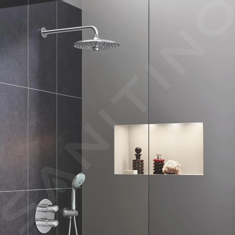 Grohe Euphoria SmartControl - Hoofddouche 260 Mm, 3 Stralensoorten, Douchearm 380 Mm, Chroom 26458000 6 Grohe Euphoria SmartControl - Hoofddouche 260 Mm, 3 Stralensoorten, Douchearm 380 Mm, Chroom 26458000 - Afbeelding 4
