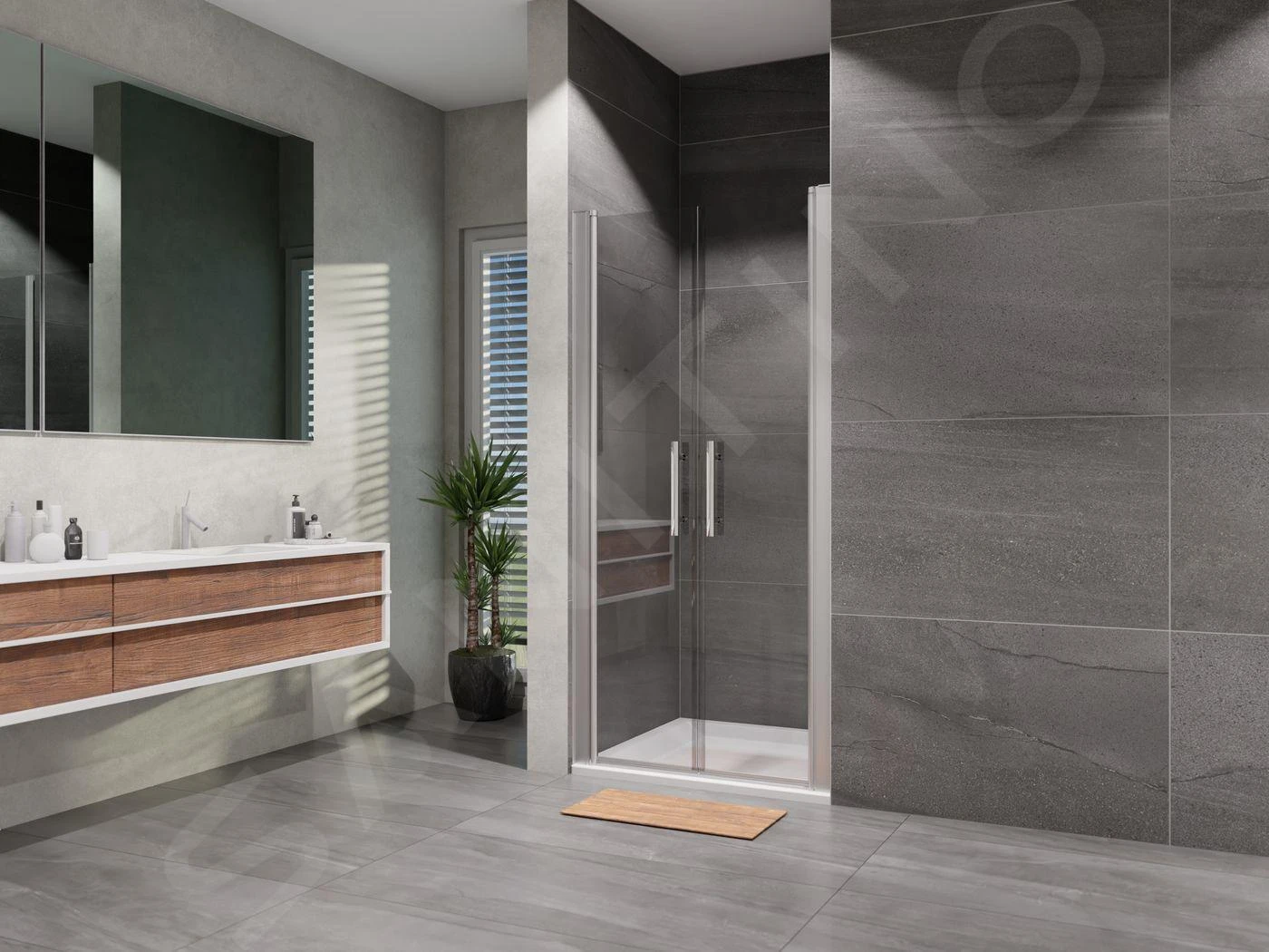 Lansanit LitEX Elisa - Douchedeur 2 Delig 800 Mm, Glanzend Aluminium/helder Glas AS2-80-190-C 3 Lansanit LitEX Elisa - Douchedeur 2 Delig 800 Mm, Glanzend Aluminium/helder Glas AS2-80-190-C