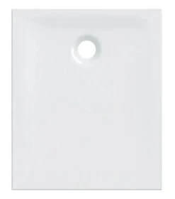 Geberit Nemea - Vierkante Douchebak 900x750 Mm, Glanzend Wit 550.572.00.1