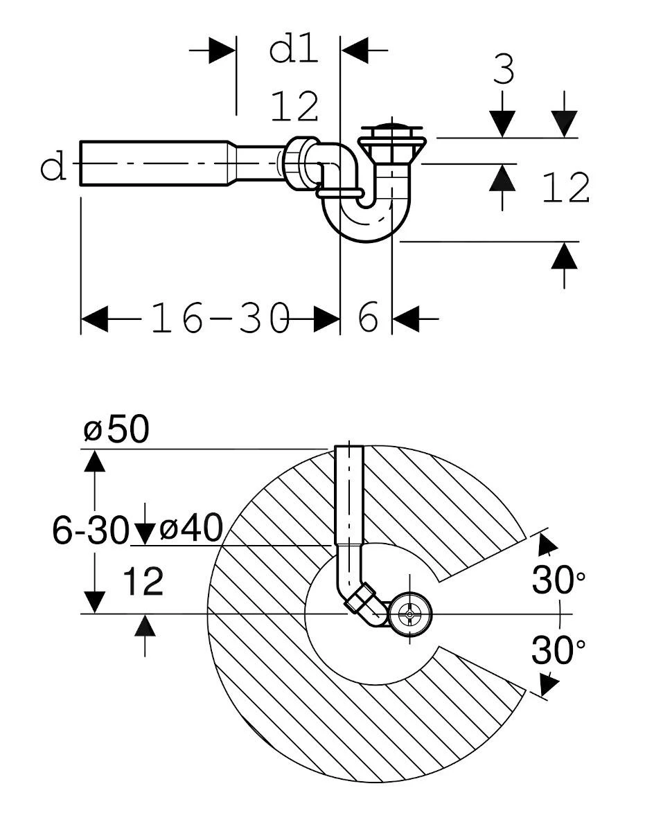 Geberit Toebehoren - Afvoergarnituur Voor Douchebak D52 150.058.00.1 4 Geberit Toebehoren - Afvoergarnituur Voor Douchebak D52 150.058.00.1 - Afbeelding 2