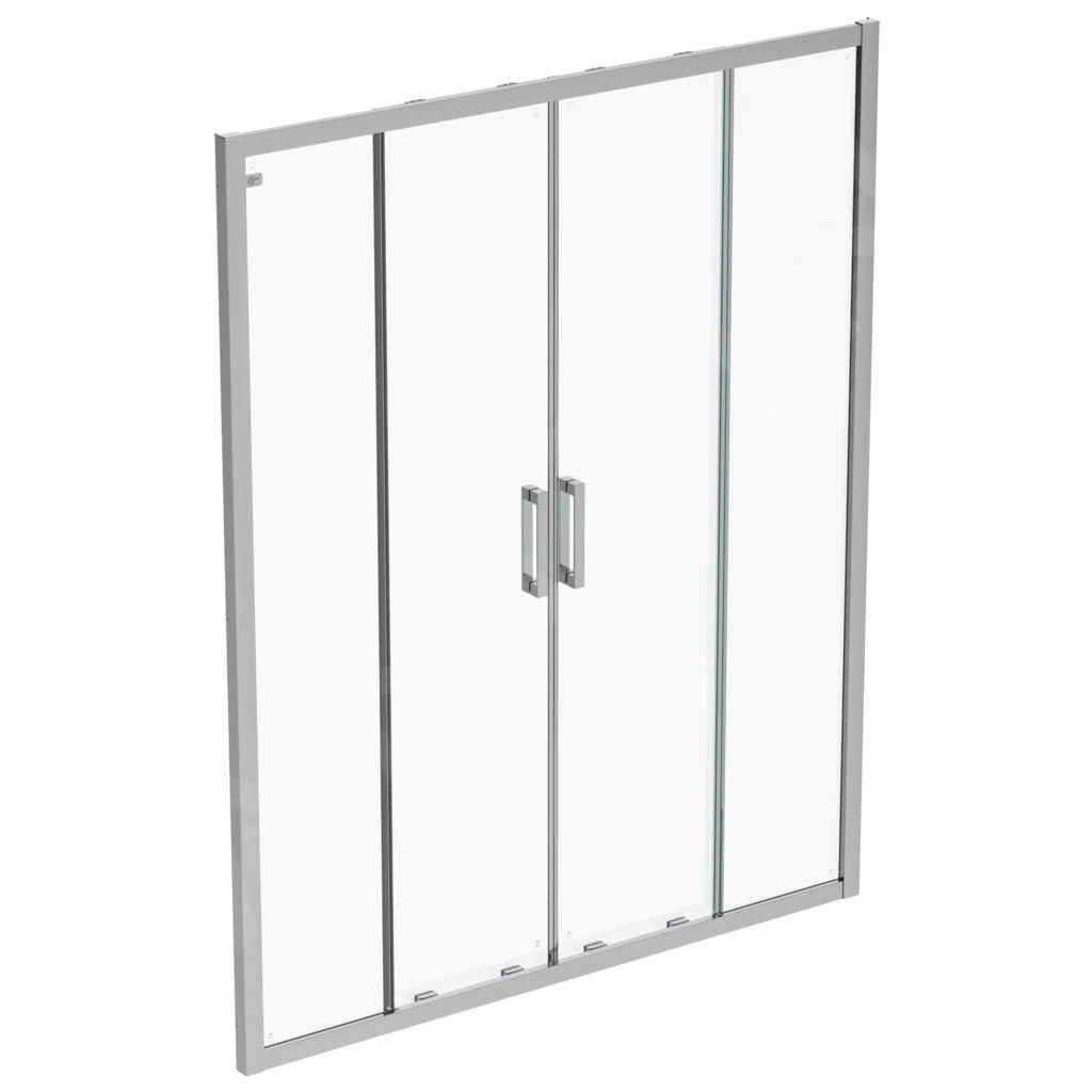 Ideal Standard Connect 2 - Schuifdeuren, 4-delig, 1600 Mm, Silver Bright/helder Glas K9282EO 3 Ideal Standard Connect 2 - Schuifdeuren, 4-delig, 1600 Mm, Silver Bright/helder Glas K9282EO