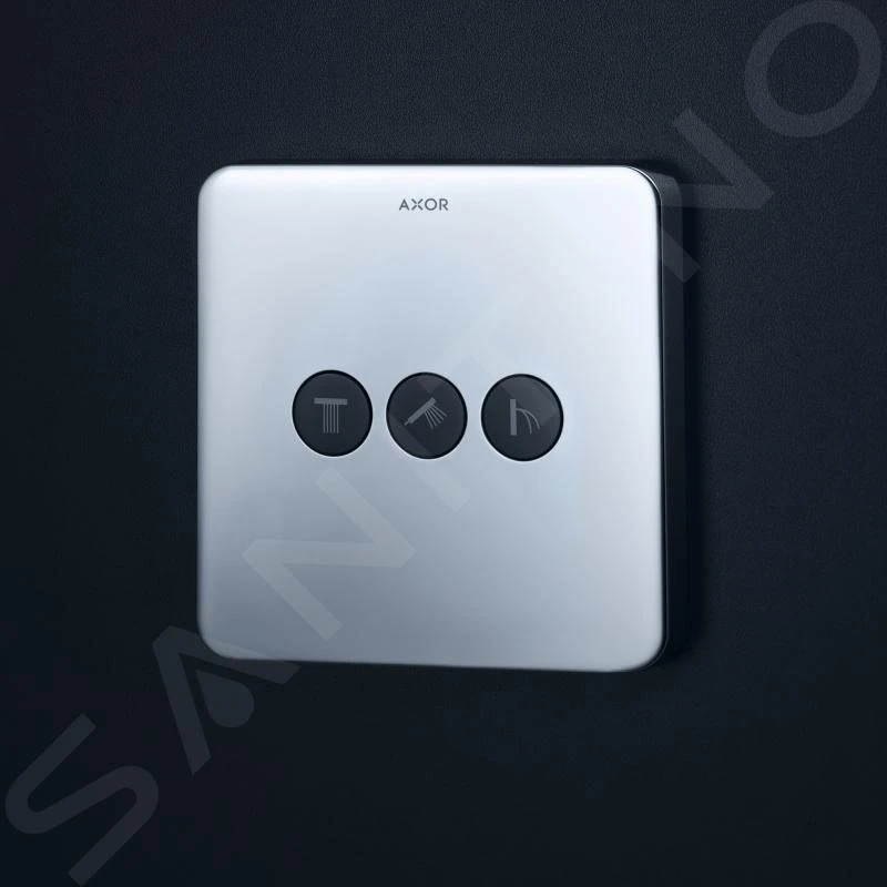 Axor ShowerSelect - Afdekset Voor Stopkraan Met 3 Stopfuncites, Chroom 36773000 5 Axor ShowerSelect - Afdekset Voor Stopkraan Met 3 Stopfuncites, Chroom 36773000 - Afbeelding 3