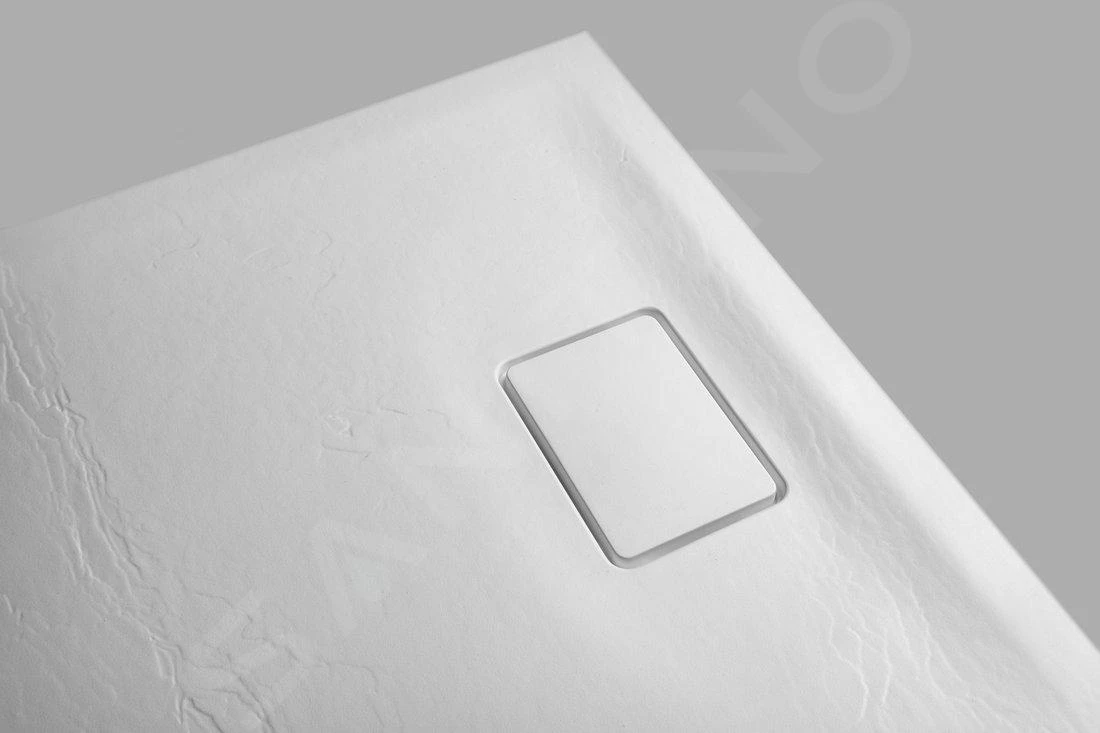 Sapho Acora - Douchebak 1200x900 Mm, Gegoten Marmer, Decor Witsteen AC005 10 Sapho Acora - Douchebak 1200x900 Mm, Gegoten Marmer, Decor Witsteen AC005 - Afbeelding 8