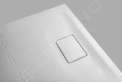 Sapho Acora - Douchebak 900x900 Mm, Gegoten Marmer, Decor Witsteen AC002 -Hansgrohe Winkel df1b9e18e0436e0076502733