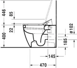Duravit ME By Starck - Staande Toiletpot Voor SensoWash, Alpine Wit 2169590000 -Hansgrohe Winkel e2ed8e39761d926b2e8ea141