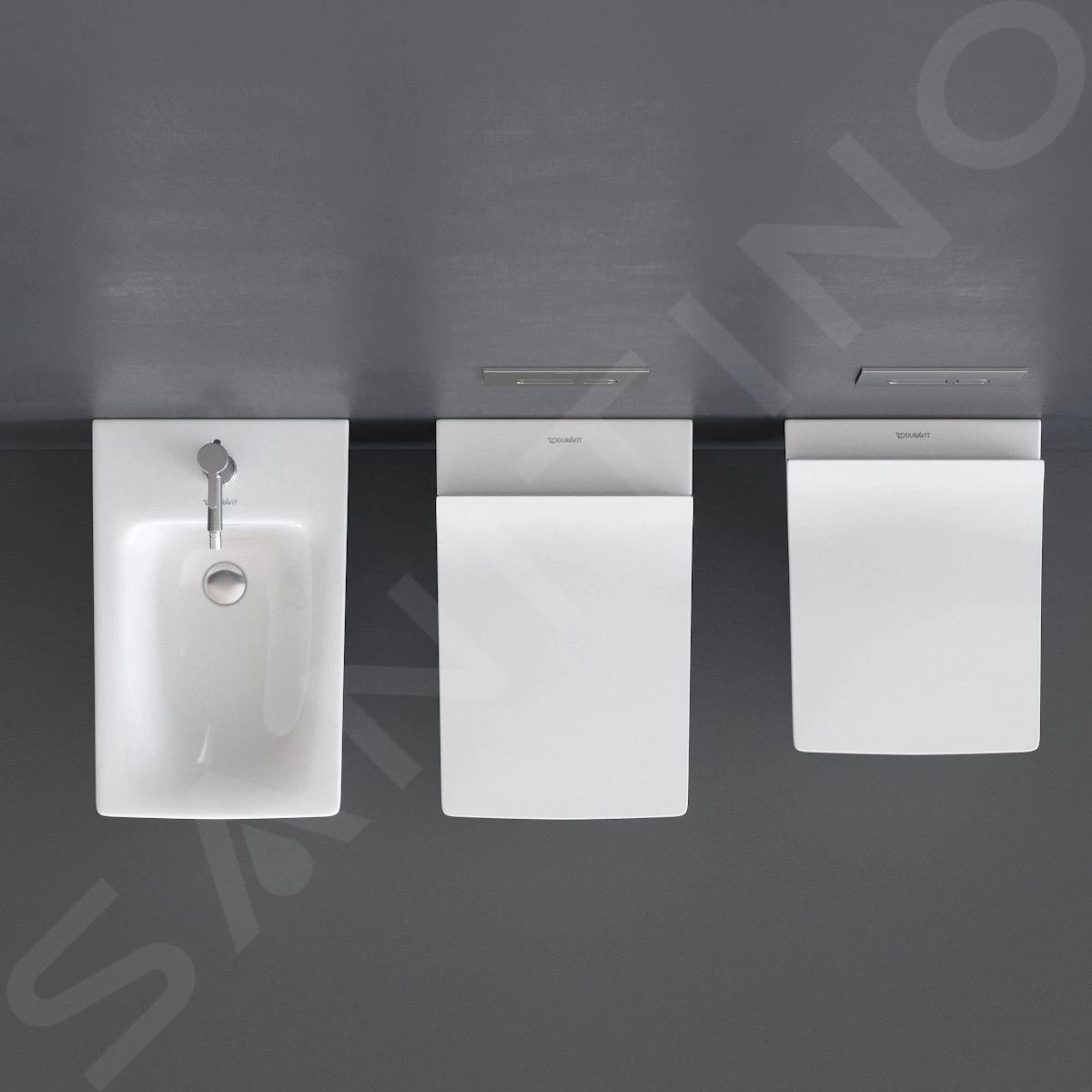 Duravit Viu - Wandtoilet Compact, Rimless, DuraFix, Met HygieneGlaze, Alpine Wit 2573092000 5 Duravit Viu - Wandtoilet Compact, Rimless, DuraFix, Met HygieneGlaze, Alpine Wit 2573092000 - Afbeelding 3