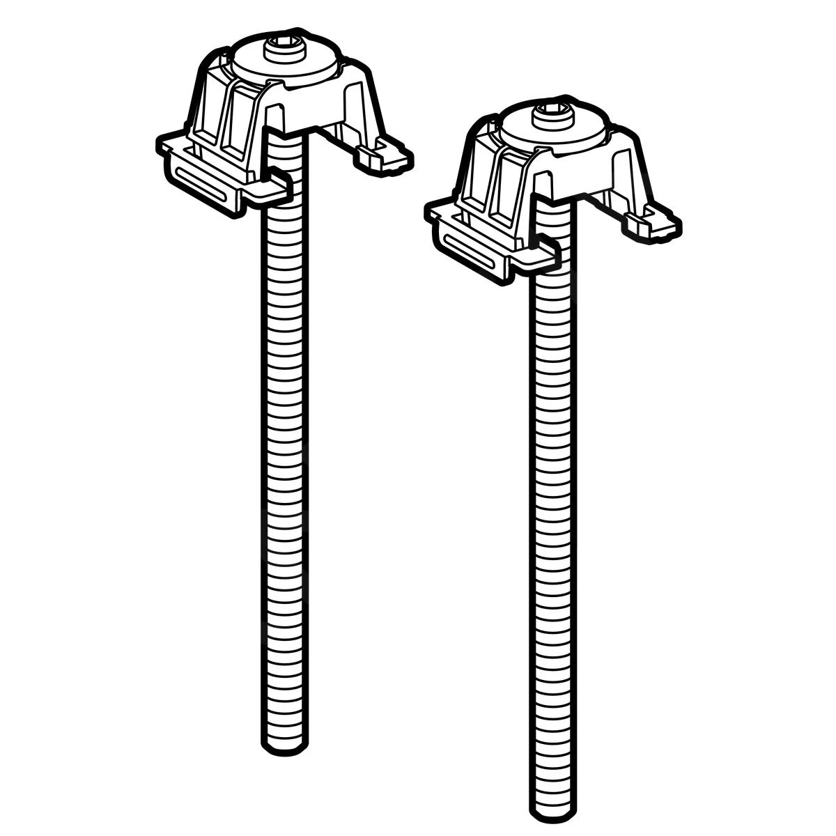 Geberit Setaplano - Set Voetverlengingen Voor Installatieframe Voor Setaplano Douchebak 154.036.00.1 5 Geberit Setaplano - Set Voetverlengingen Voor Installatieframe Voor Setaplano Douchebak 154.036.00.1 - Afbeelding 3
