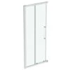 Ideal Standard I.Life - Douche Schuifdeur, Tweedelige, 900 Mm, Silver Bright/helder Glas T4856EO