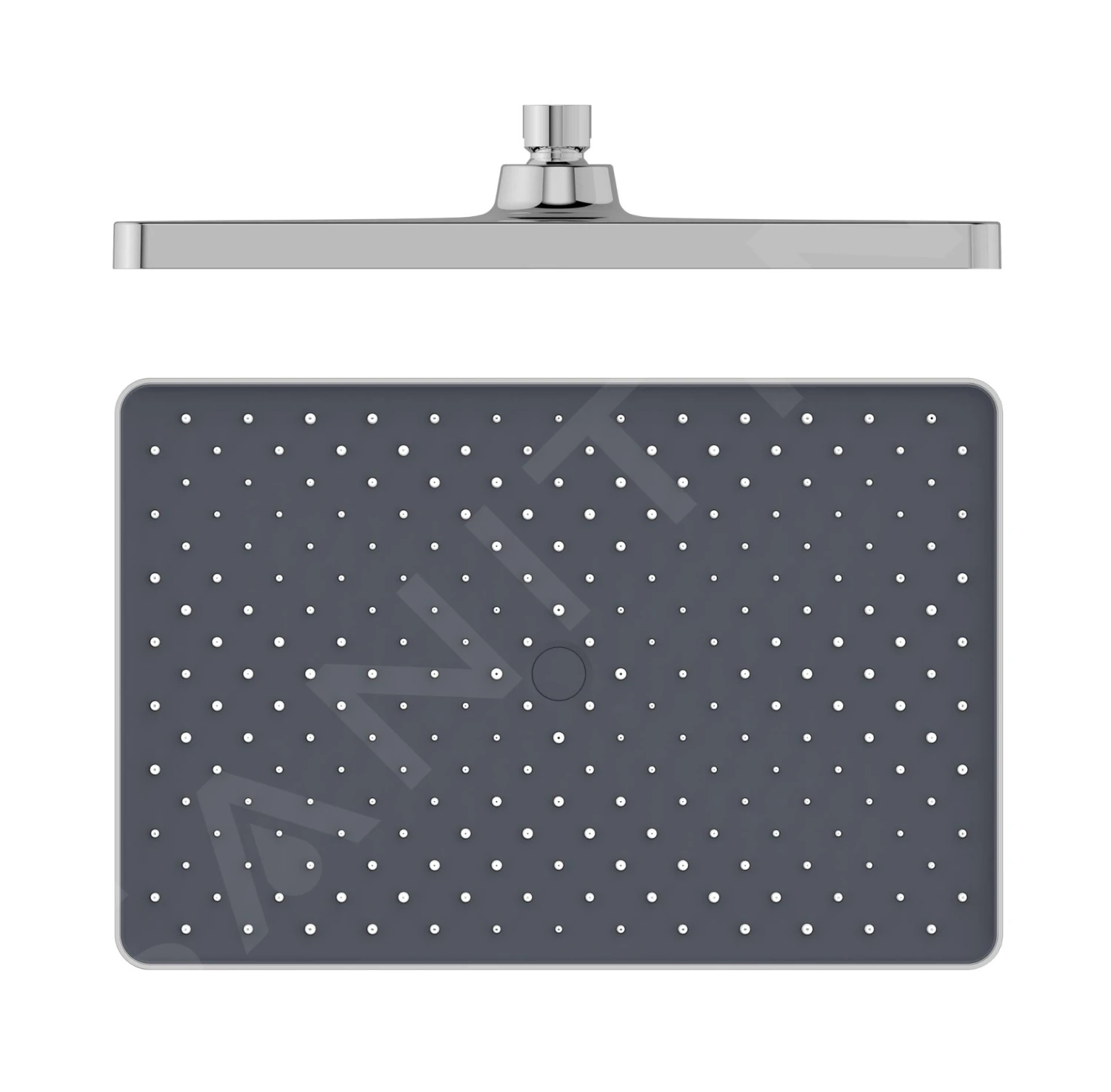Kielle Vega - Hoofddouche 360 X 240 Mm, Chroom/zwart 20118010 5 Kielle Vega - Hoofddouche 360 X 240 Mm, Chroom/zwart 20118010 - Afbeelding 3
