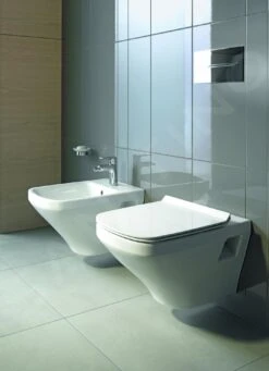 Duravit DuraStyle - Wandcloset, Rimless, Met WonderGliss, Wit 25380900001 -Hansgrohe Winkel f6999b25e6409758b7d2de02