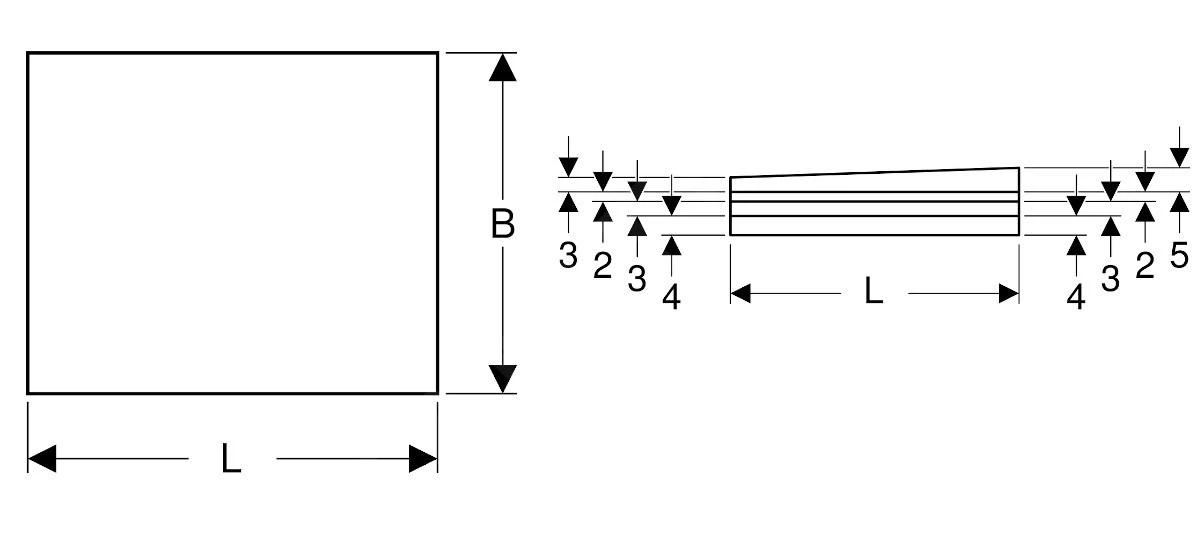 Geberit Toebehoren - Douchevloerplaat 1200x1000 Mm, Betegelbaar, Met L Afschot 154.265.00.1 4 Geberit Toebehoren - Douchevloerplaat 1200x1000 Mm, Betegelbaar, Met L Afschot 154.265.00.1 - Afbeelding 2