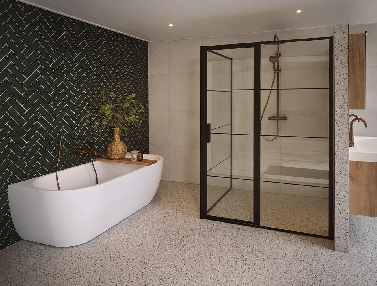 Voorkant -Hansgrohe Winkel sani4all douchecabine